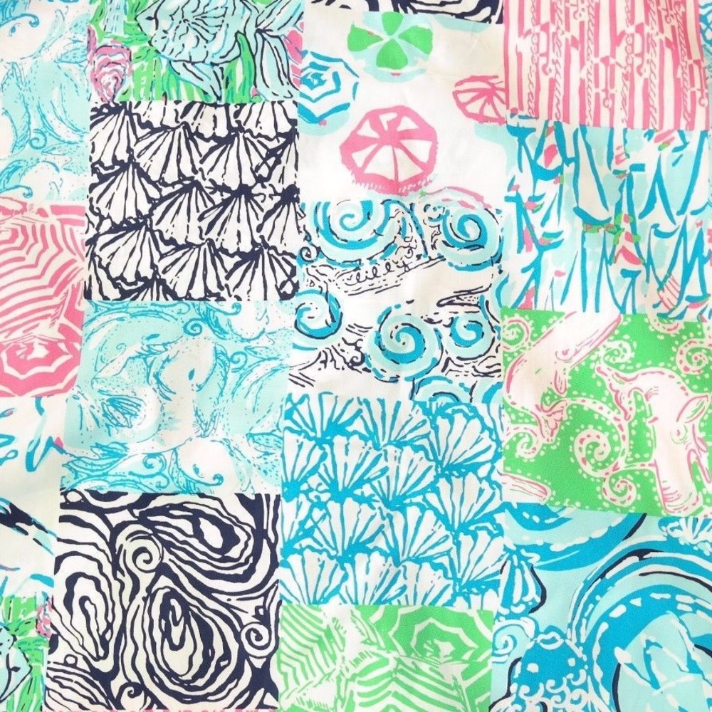 Lilly Pulitzer Patchwork Skort Us-4 - image 4
